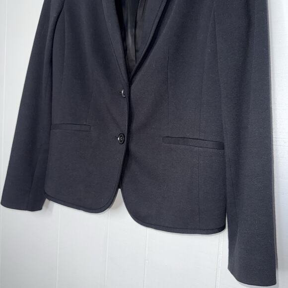 Talbots Women’s Aberdeen Blazer Black Cotton Blend Size 6 - Picture 4 of 6